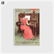 アートポストカード-Malcolm Love Piano
 - ボストン公共図書館 Postcard.