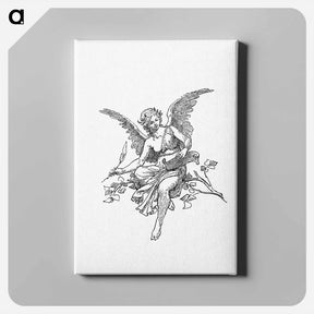 アートパネル-Feminine Angel from The Austro-Hungarian Monarchy In Speech And Image
 - 大英図書館 Canvas.