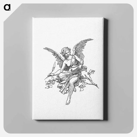 アートパネル-Feminine Angel from The Austro-Hungarian Monarchy In Speech And Image
 - 大英図書館 Canvas.