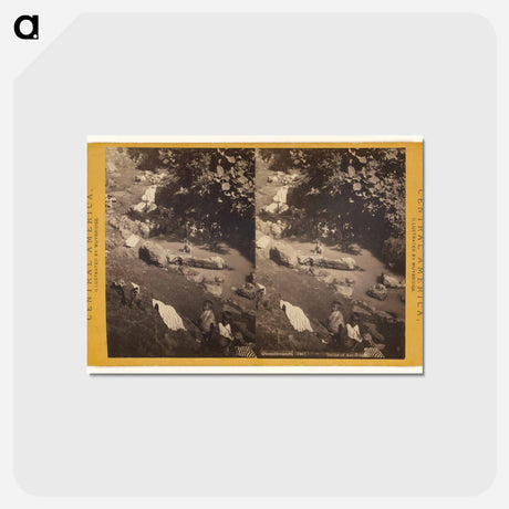 アートポストカード-Baths of Amolongo
 - エドワード マイブリッジ Postcard.