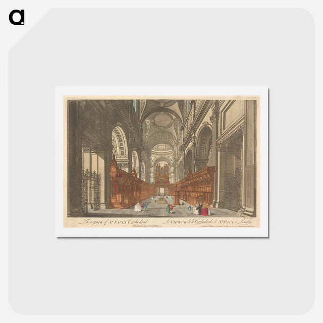 アートポストカード-The Choir of St. Paul's Cathedral
 - イェール大学アートギャラリー Postcard.