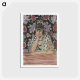 アートポストカード-Espagnole (buste) - アンリ マティス Postcard.