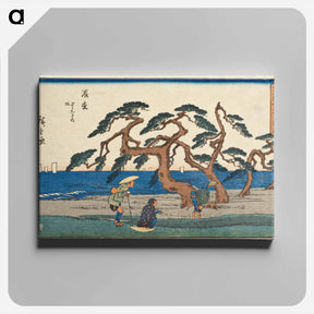 アートパネル-Hamamatsu: the Murmuring Pines
 - 歌川 広重 Canvas.