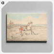 アートパネル-Rider Holding on to a Gray Horse After a Fall
 - イェール大学アートギャラリー Canvas.