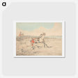 アートポストカード-Rider Holding on to a Gray Horse After a Fall
 - イェール大学アートギャラリー Postcard.