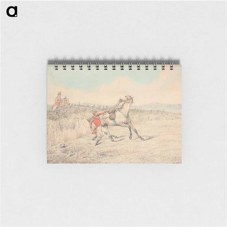 アートメモ帳-Rider Holding on to a Gray Horse After a Fall
 - イェール大学アートギャラリー Memo.