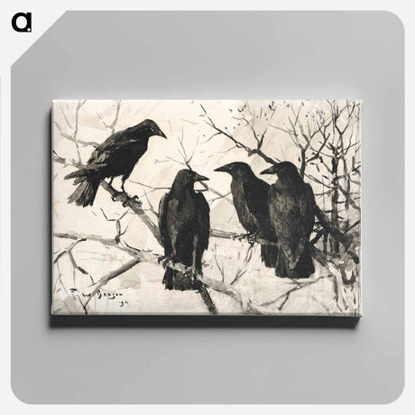 アートパネル-Crows
 - ボストン公共図書館 Canvas.