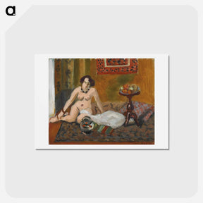 アートポストカード-Nu Aux Poissons Rouges - アンリ マティス Postcard.