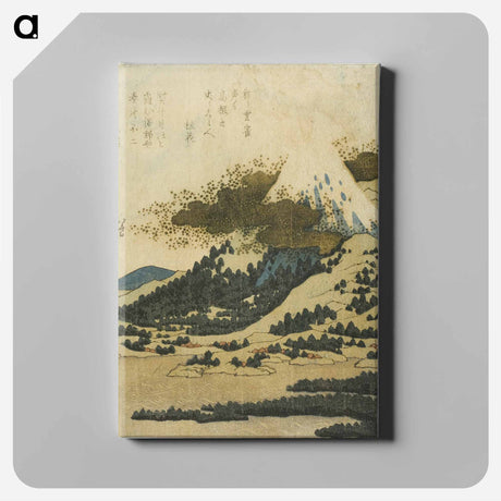 アートパネル-Mount Fuji from Lake Ashi in Hakone - 葛飾 北斎 Canvas.