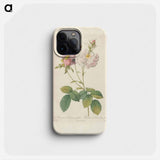 Rose illustration - Pierre Joseph Redouté Phone Case.