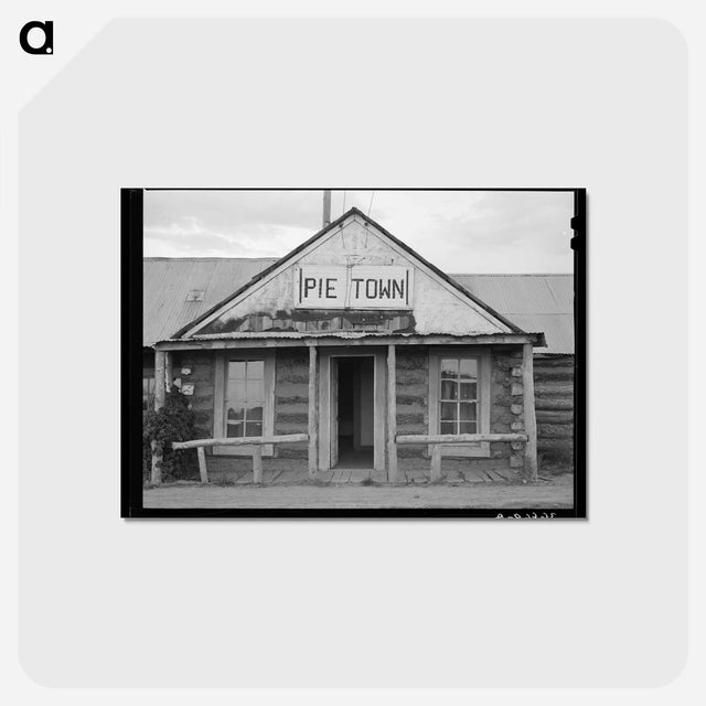 アートポストカード-Hotel Entrance, Pie Town
 - ラッセル リー Postcard.