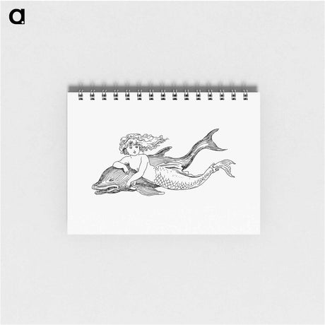 アートメモ帳-Mermaid from The Story Of The Mermaiden
 - 大英図書館 Memo.