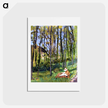 アートポストカード-In the Woods - アンリ マティス Postcard.