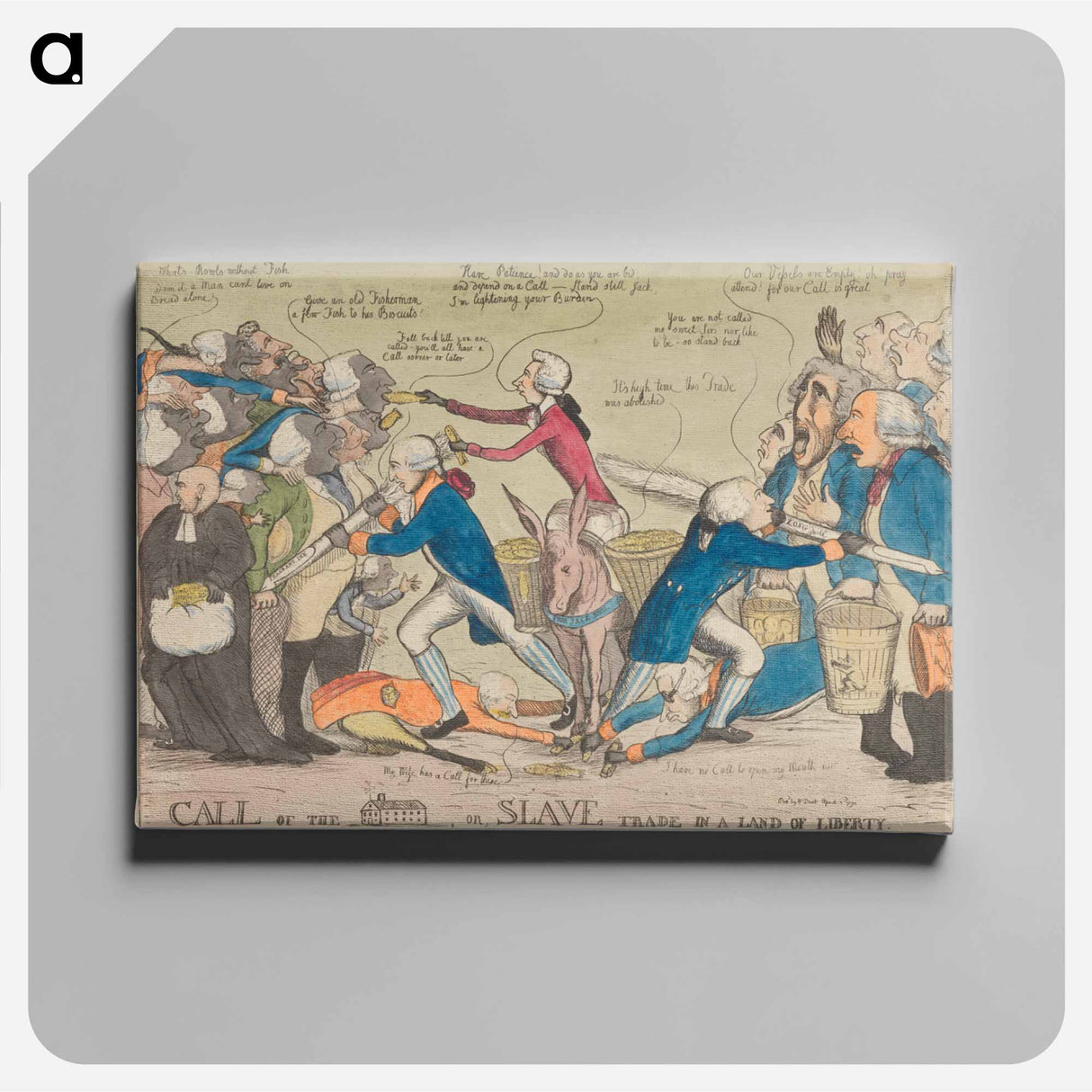 アートパネル-"Call of The [House], or, Slave Trade in a Land of Liberty"
 - イェール大学アートギャラリー Canvas.