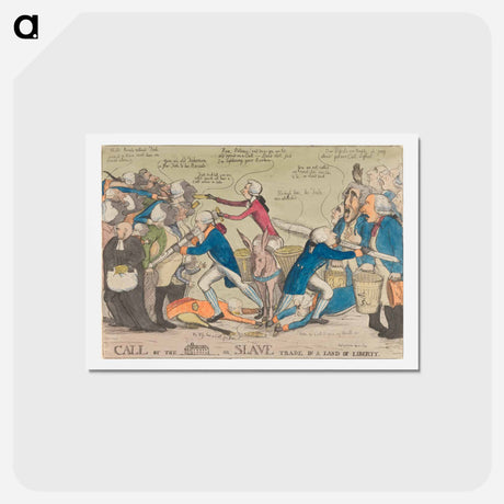 アートポストカード-"Call of The [House], or, Slave Trade in a Land of Liberty"
 - イェール大学アートギャラリー Postcard.