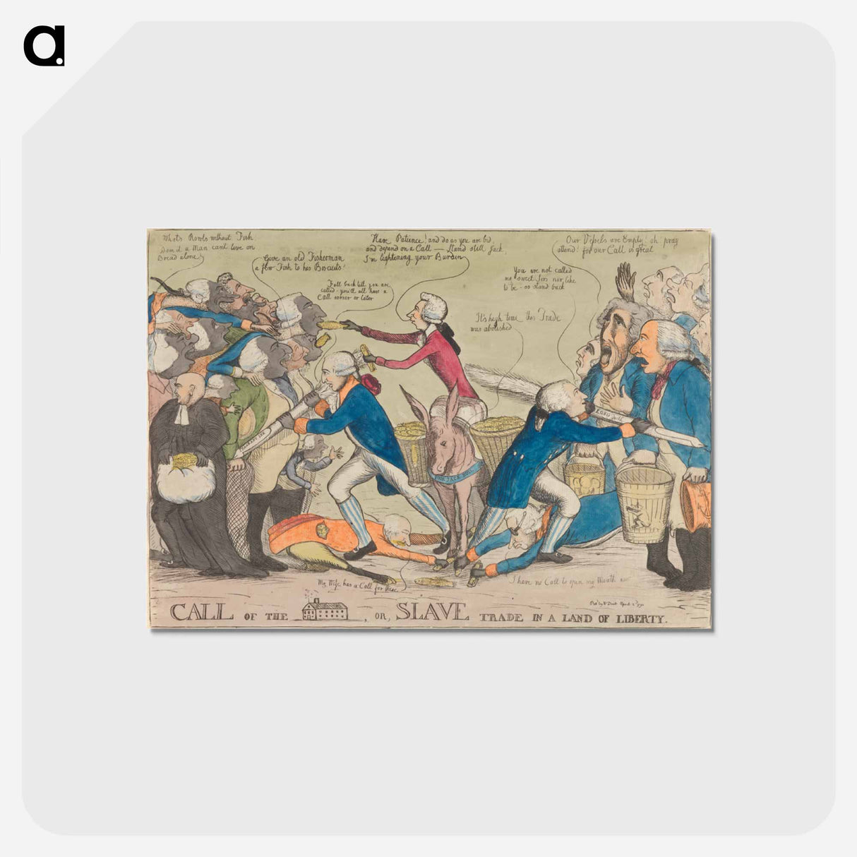 アートポストカード-"Call of The [House], or, Slave Trade in a Land of Liberty"
 - イェール大学アートギャラリー Postcard.
