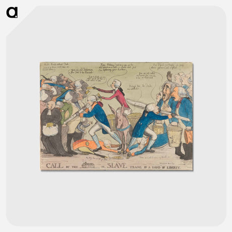 アートポストカード-"Call of The [House], or, Slave Trade in a Land of Liberty"
 - イェール大学アートギャラリー Postcard.