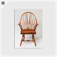 アートポストカード-Bow-Back Windsor Armchair
 - バーンズ・コレクション Postcard.