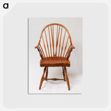 アートポストカード-Bow-Back Windsor Armchair
 - バーンズ・コレクション Postcard.