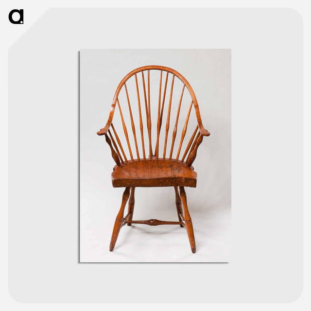 アートポストカード-Bow-Back Windsor Armchair
 - バーンズ・コレクション Postcard.