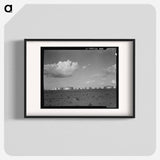 Oil tank farm near Odessa, Texas - Dorothea Lange Poster.