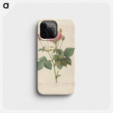 Rose illustration - Pierre Joseph Redouté Phone Case.