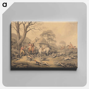 アートパネル-Foxhunting: The Death
 - イェール大学アートギャラリー Canvas.