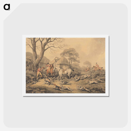 アートポストカード-Foxhunting: The Death
 - イェール大学アートギャラリー Postcard.