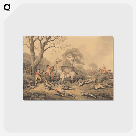 アートポストカード-Foxhunting: The Death
 - イェール大学アートギャラリー Postcard.