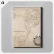 アートパネル-Boston Map
 - ボストン公共図書館 Canvas.