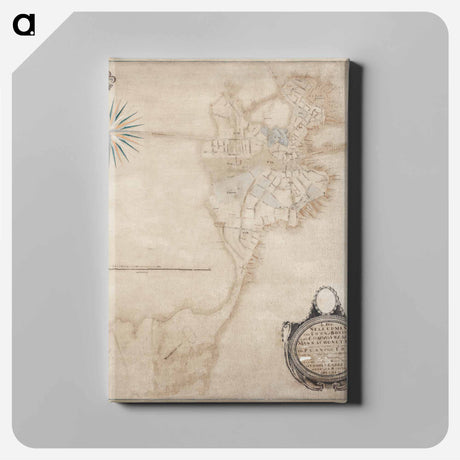 アートパネル-Boston Map
 - ボストン公共図書館 Canvas.