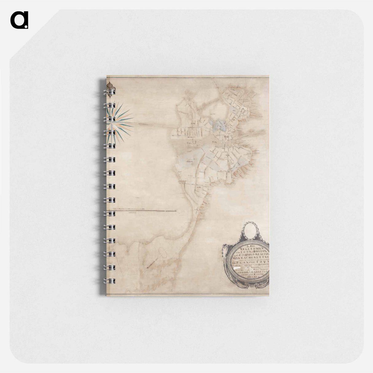 アートメモ帳-Boston Map
 - ボストン公共図書館 Memo.