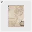 アートポストカード-Boston Map
 - ボストン公共図書館 Postcard.