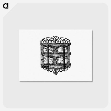 アートポストカード-Victorian Shelf Engraving
 - 大英図書館 Postcard.