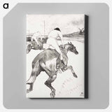 アートパネル-The Jockey
 - クリーブランド美術館 Canvas.