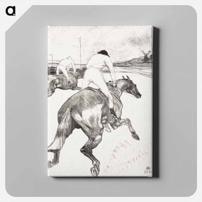 アートパネル-The Jockey
 - クリーブランド美術館 Canvas.
