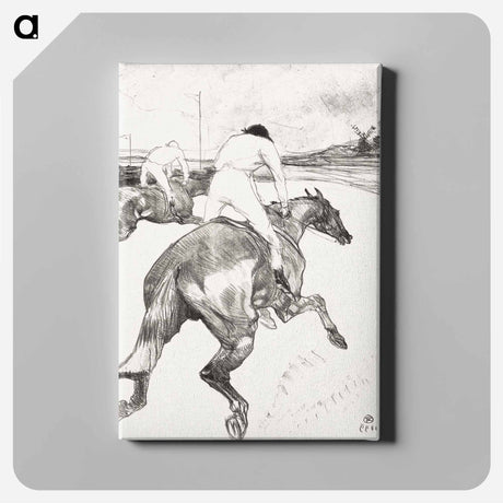 アートパネル-The Jockey
 - クリーブランド美術館 Canvas.