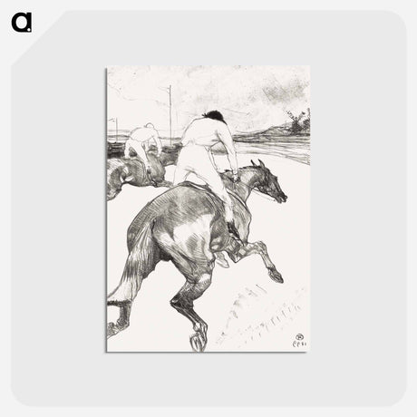 アートポストカード-The Jockey
 - クリーブランド美術館 Postcard.
