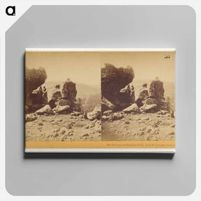 アートパネル-Railroad and Summit Valley, from Mt. Volcano
 - エドワード マイブリッジ Canvas.