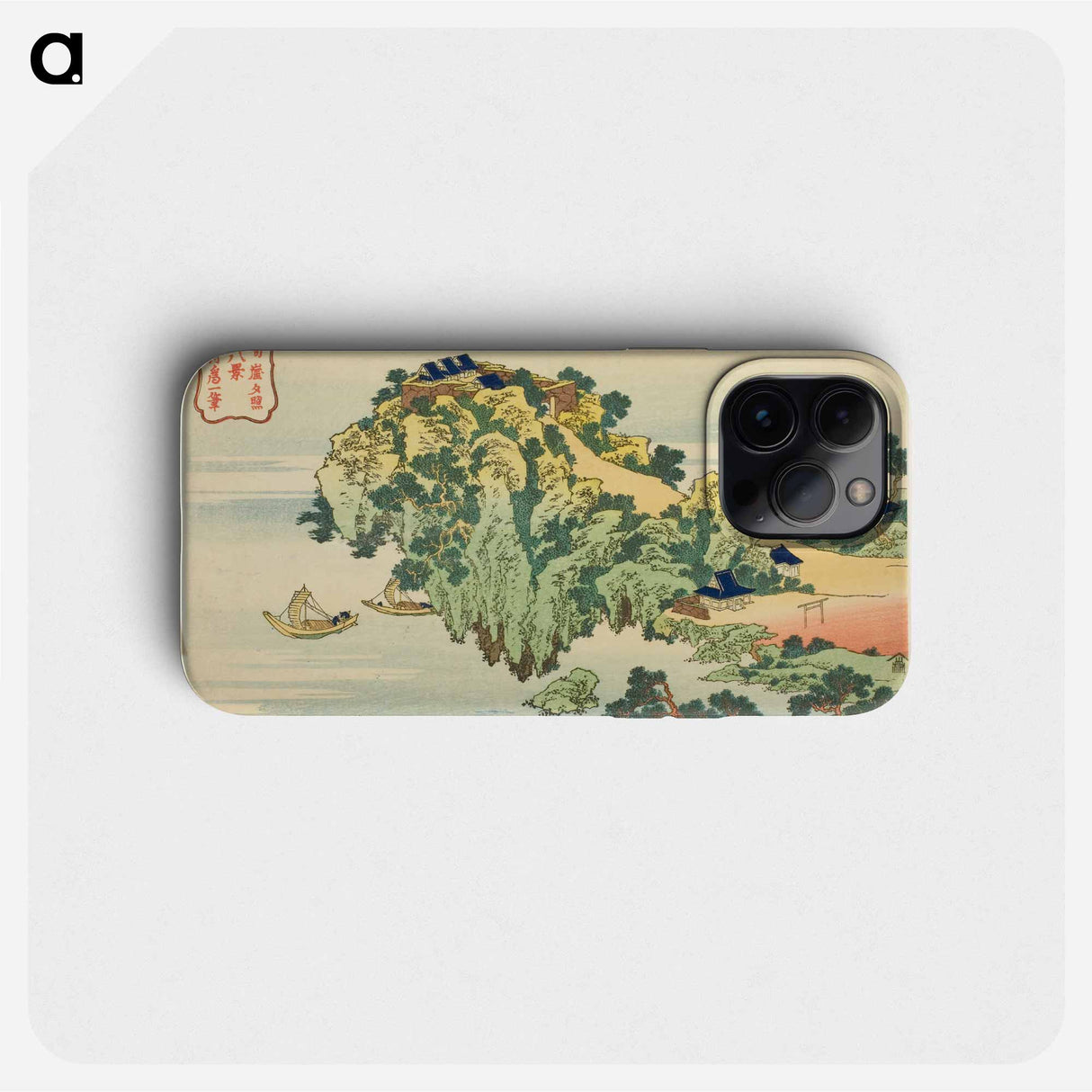 Hokusai's Evening Glow at Jungai - Katsushika Hokusai Phone Case.