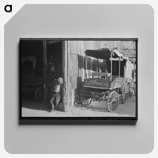 アートパネル-Sharecropper's Privy
 - ラッセル リー Canvas.