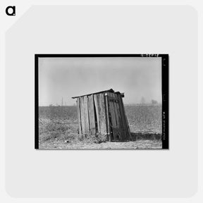 アートポストカード-Sharecropper's Privy
 - ラッセル リー Postcard.