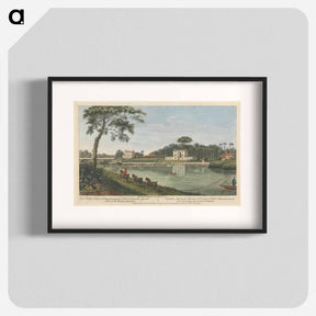 アートポスター-Dr. Batty's House at Twickenham as View'd from the opposite Shore of the River Thames
 - イェール大学アートギャラリー Poster.