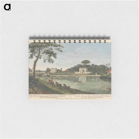 アートメモ帳-Dr. Batty's House at Twickenham as View'd from the opposite Shore of the River Thames
 - イェール大学アートギャラリー Memo.