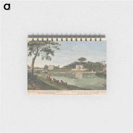 アートメモ帳-Dr. Batty's House at Twickenham as View'd from the opposite Shore of the River Thames
 - イェール大学アートギャラリー Memo.