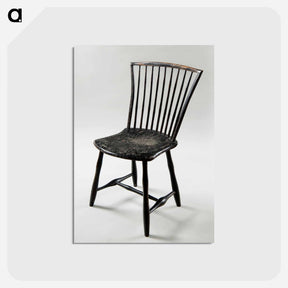 アートポストカード-Bamboo Windsor Side Chair
 - バーンズ・コレクション Postcard.