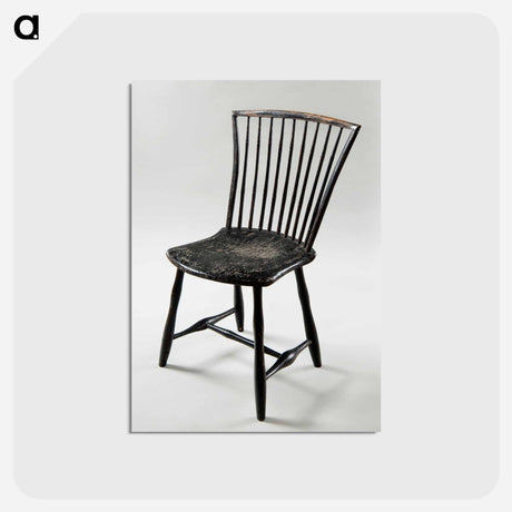 アートポストカード-Bamboo Windsor Side Chair
 - バーンズ・コレクション Postcard.