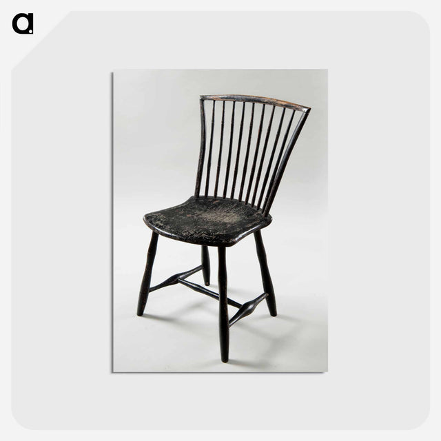 アートポストカード-Bamboo Windsor Side Chair
 - バーンズ・コレクション Postcard.