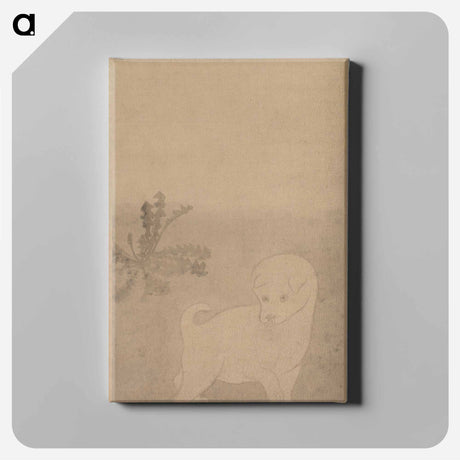 アートパネル-Puppy with Dandelions
 - クリーブランド美術館 Canvas.