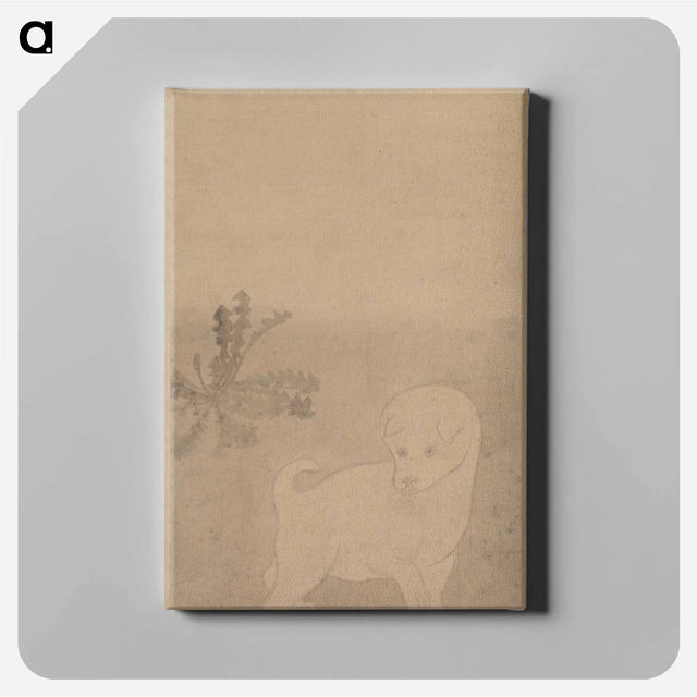 アートパネル-Puppy with Dandelions
 - クリーブランド美術館 Canvas.
